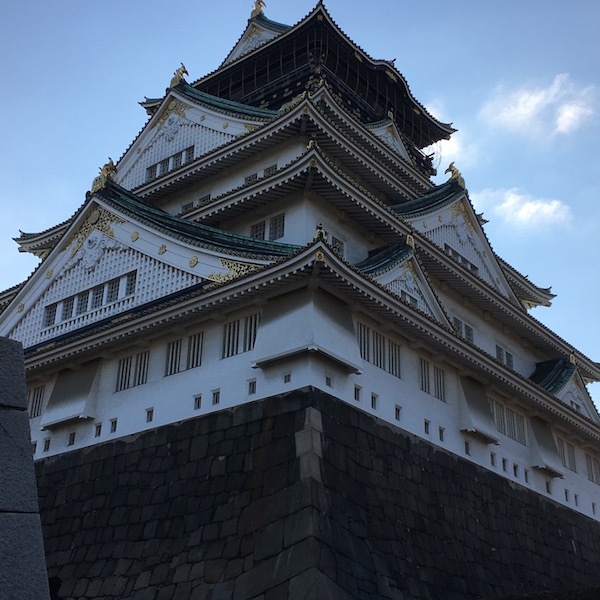 大阪城天守閣に初めて入りました